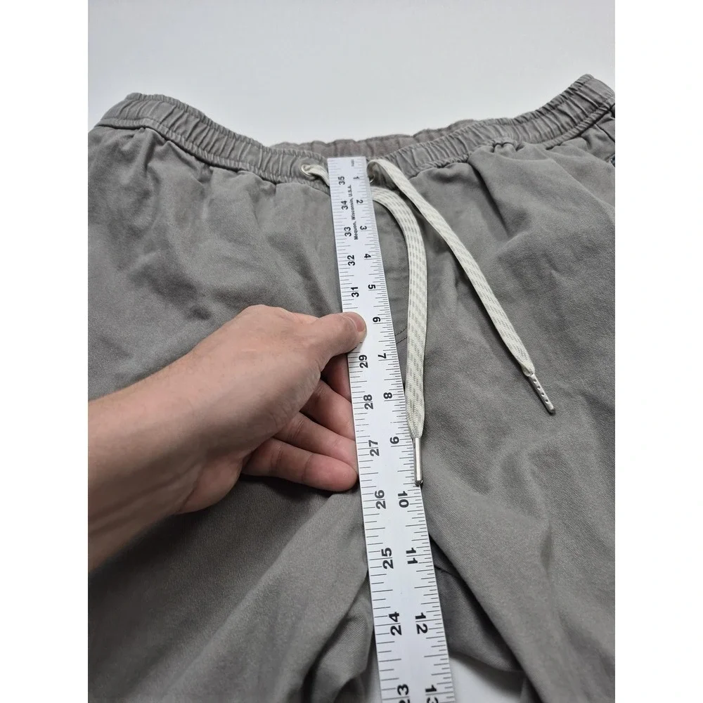 Wowie Men's Jogger Pants Gray Southwestern Trim Elastic Waist Large